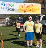 Trained for and completed the Colours 5k run in Bancroft.