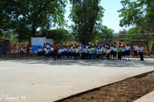 Awaiting the arrival of Jennette